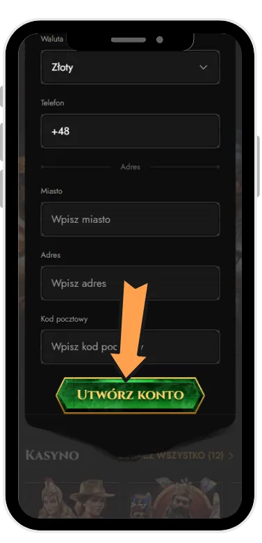 Potwierdź rejestrację