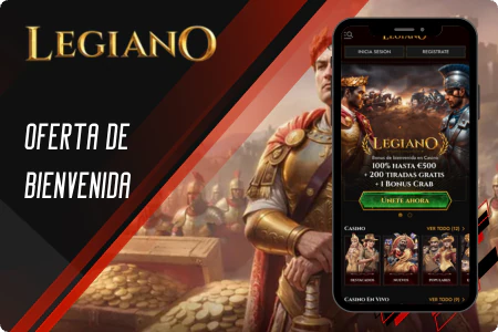 Oferta de bienvenida legiano casino online