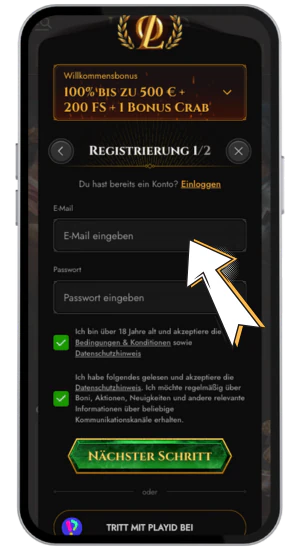 Daten eingeben